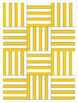 Framed Checkerboard Key Print