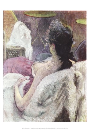 Framed Resting Model Print