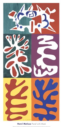 Framed Panel with Mask, 1947 Print