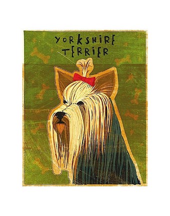Framed Yorkshire Terrier Print