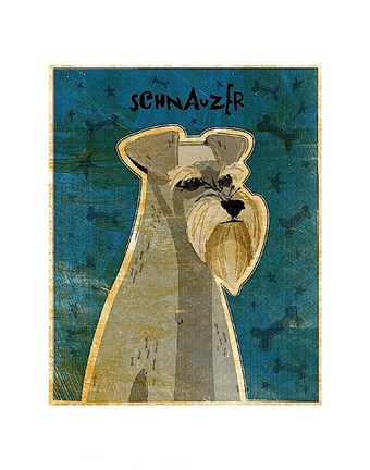 Framed Schnauzer Print