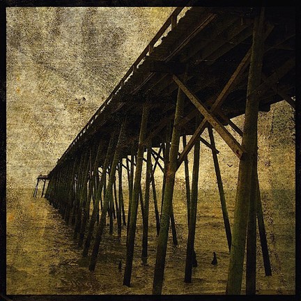 Framed Ocean Pier No. 1 Print