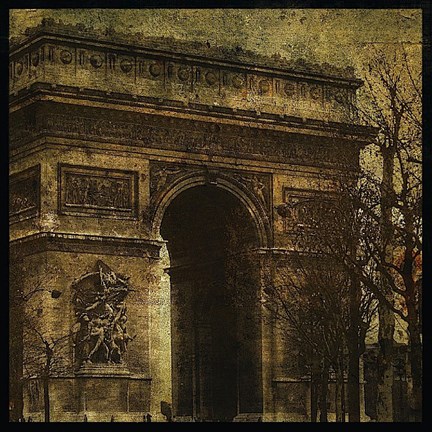 Framed Arc de Triomphe Print