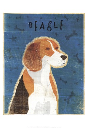 Framed Beagle Print