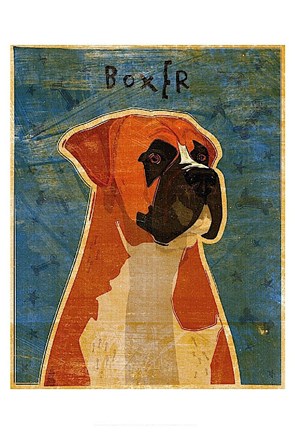Framed Boxer Print