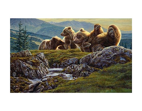 Framed Above the Ridge Print