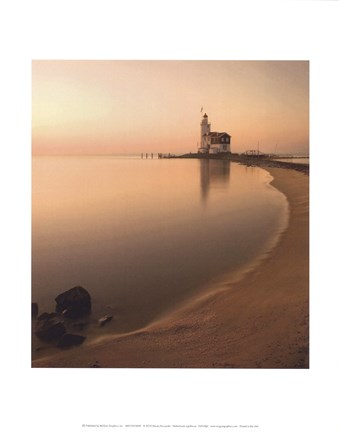 Framed Netherlands Lighthouse Print