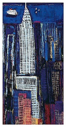 Framed New York Skyline Print