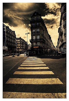 Framed Two Streets Print