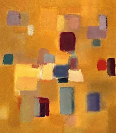 Framed Song in Gold Print