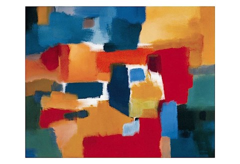 Framed Fields of Music Print