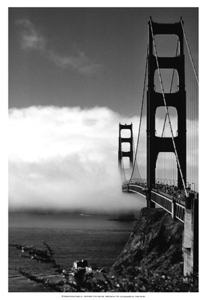 Framed Golden Gate Fog Print