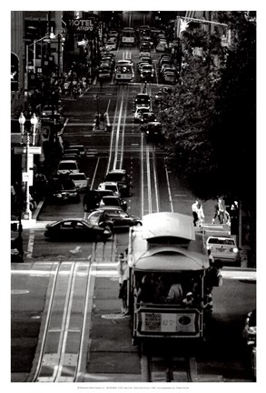 Framed Streets of San Francisco Print