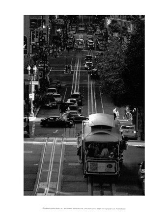 Framed Streets of San Francisco Print