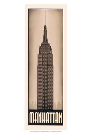 Framed Manhattan Print