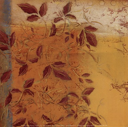 Framed Spring Reflections II Print