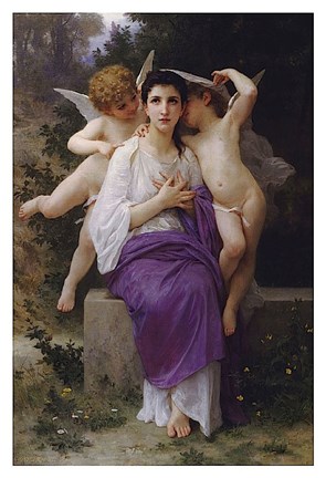 Framed L&#39;Eveil Du Coeur Print