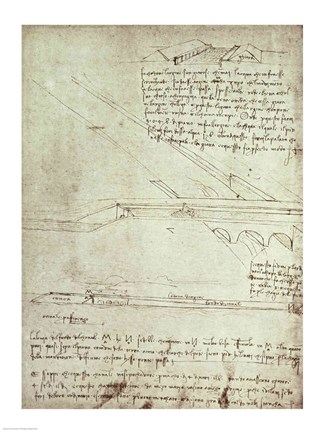 Framed Design for a Bridge Print