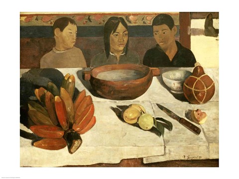 Framed Meal (The Bananas), 1891 Print