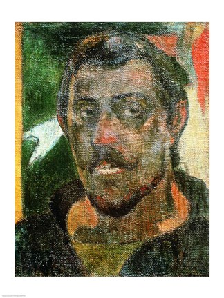 Framed Self Portrait, 1890 Print