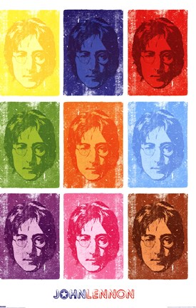 Framed John Lennon (Pop Art) Print