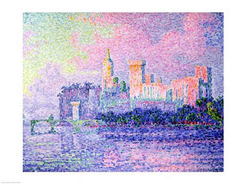 Framed Chateau des Papes, Avignon, 1900 Print