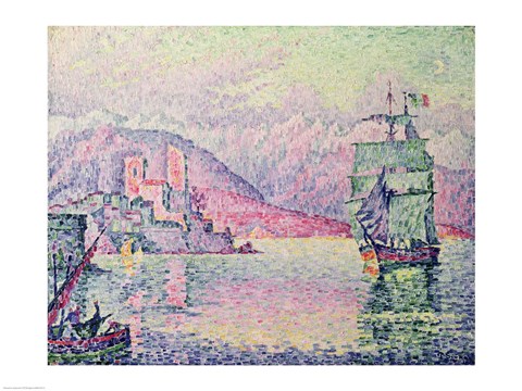 Framed Antibes, Evening, 1914 Print