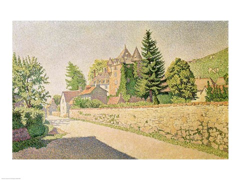 Framed Chateau de Comblat, c.1887 Print