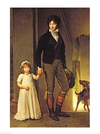 Framed Jean-Baptiste Isabey Print