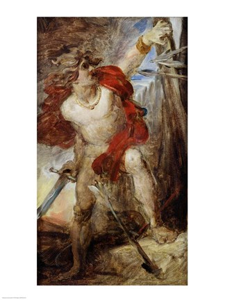 Framed Study for Gaulish Courage Print