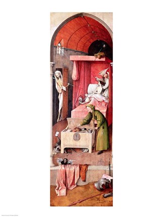 Framed Death and the Miser, c.1485-90 Print