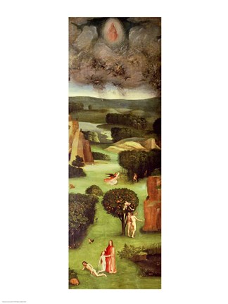 Framed Last Judgement (Altarpiece): Interior of Left Wing Print