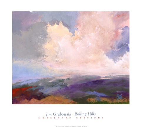 Framed Rolling Hills Print