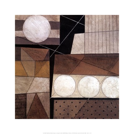 Framed Abstract Analysis Print