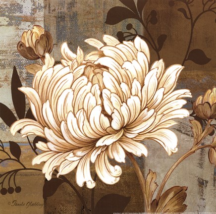 Framed Aria Blue II - mini Print