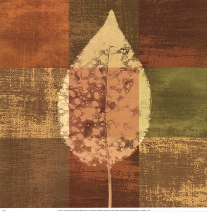 Framed Fall Leaf I Print