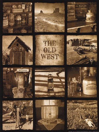 Framed Old West Print