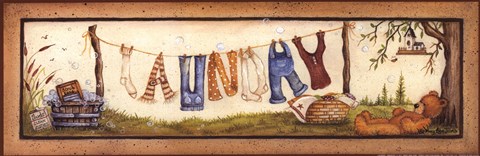 Framed Laundry Print