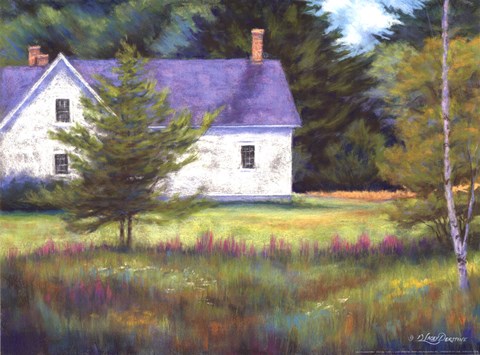 Framed Wild Meadow Farm Print