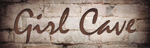 Framed Girl Cave Print