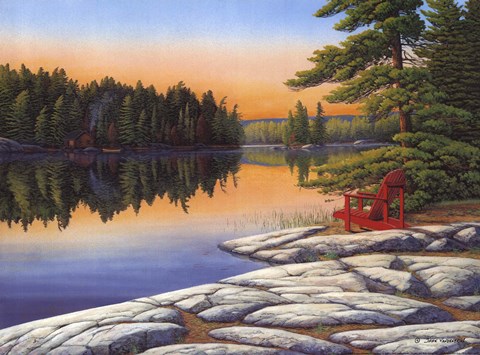 Framed Time for Reflection Print