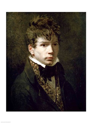 Framed Portrait of the Young Ingres Print