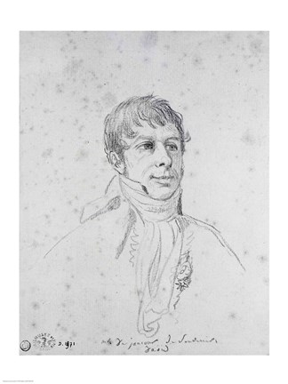 Framed Count Francois Arnail de Jaucourt Print