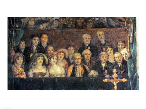 Framed Consecration of the Emperor Napoleon and the Coronation of the Empress Josephine, Crowd Detail Print