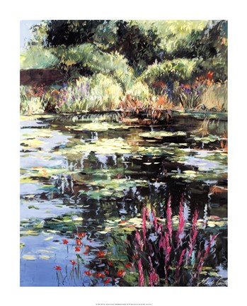 Framed Journey to Girverny I Print