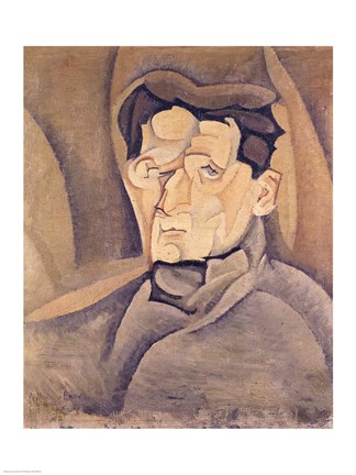 Framed Portrait of Maurice Raynal Print