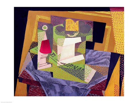 Framed Composition on a Table, 1916 Print