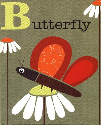 Framed Butterfly Print