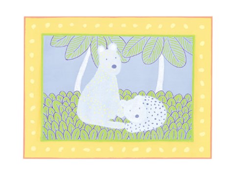 Framed Leopards Print