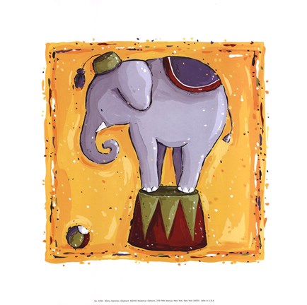 Framed Elephant Print